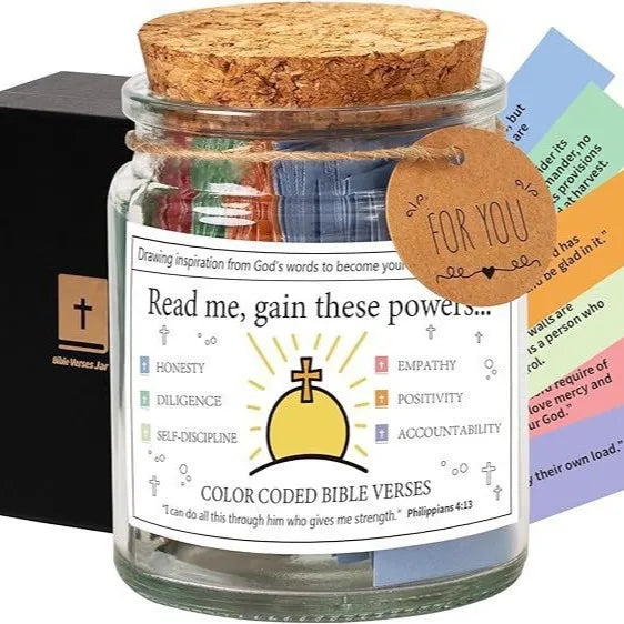 PurleyChrist™ Bible Verses in A Jar