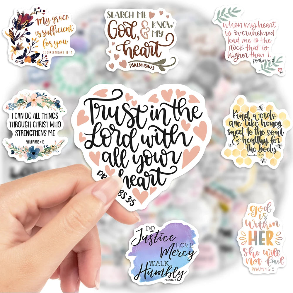 Bible Verses Scripture Stickers
