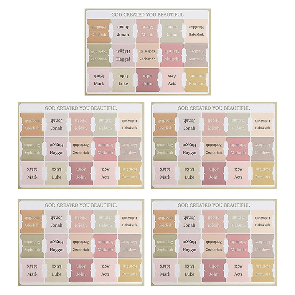 5  Bible Index Label