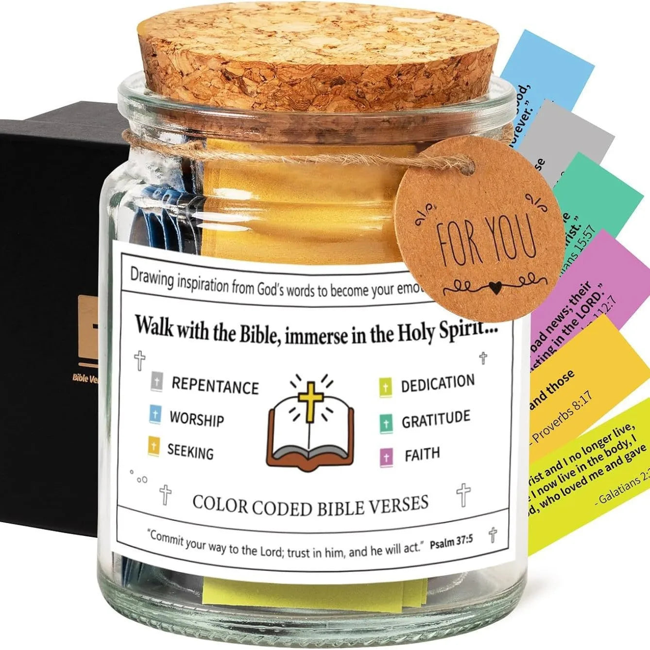 PurleyChrist™ Bible Verses in A Jar
