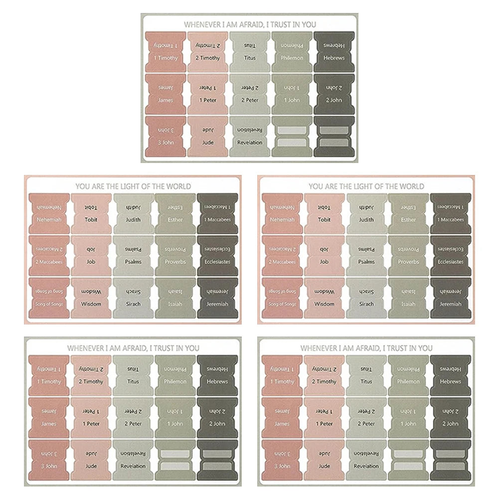 5  Bible Index Label