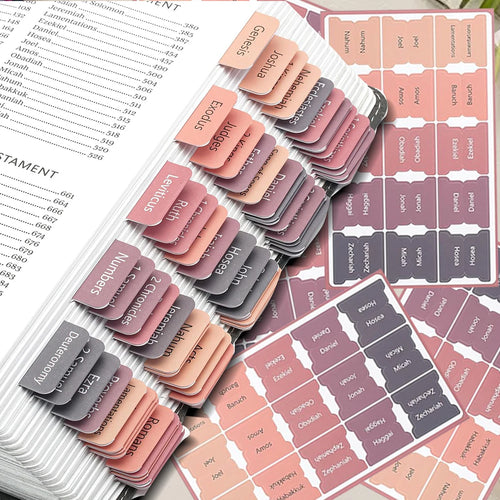 5  Bible Index Label