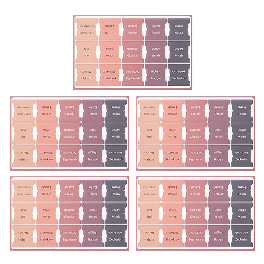 5  Bible Index Label